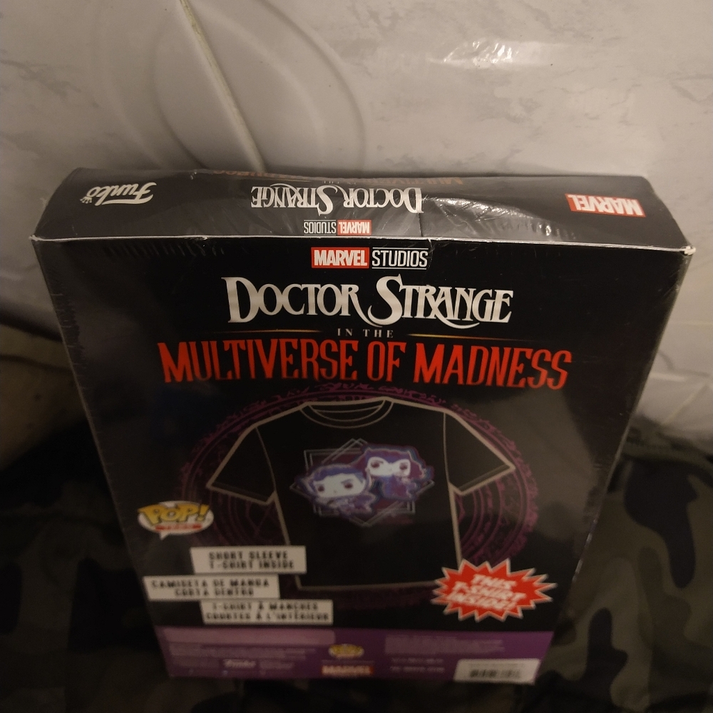 Doctor Strange in the Multiverse of Madness Adult Boxed Pop! T-Shirt XL - Picture 15 of 16